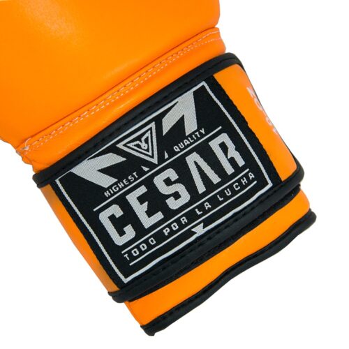 guante de boxeo victory naranja cierre