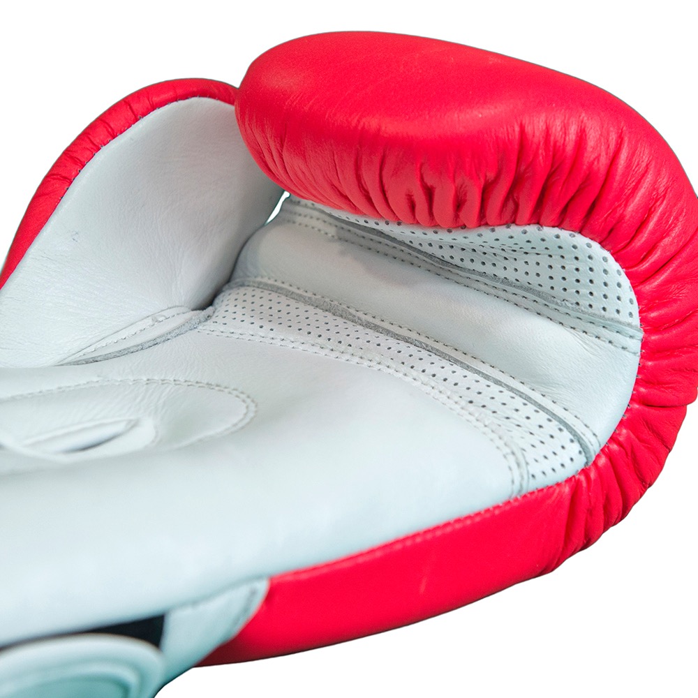costuras de guante de boxeo para niños fucsia