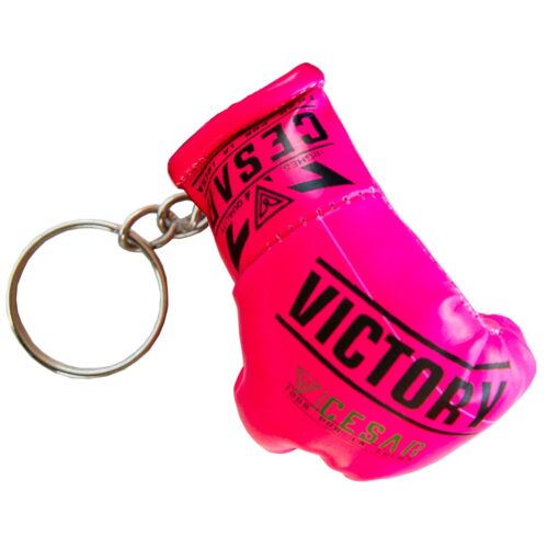 Llavero guante de boxeo fucsia