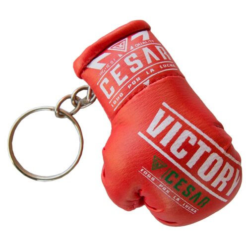 Llavero guante de boxeo rojo